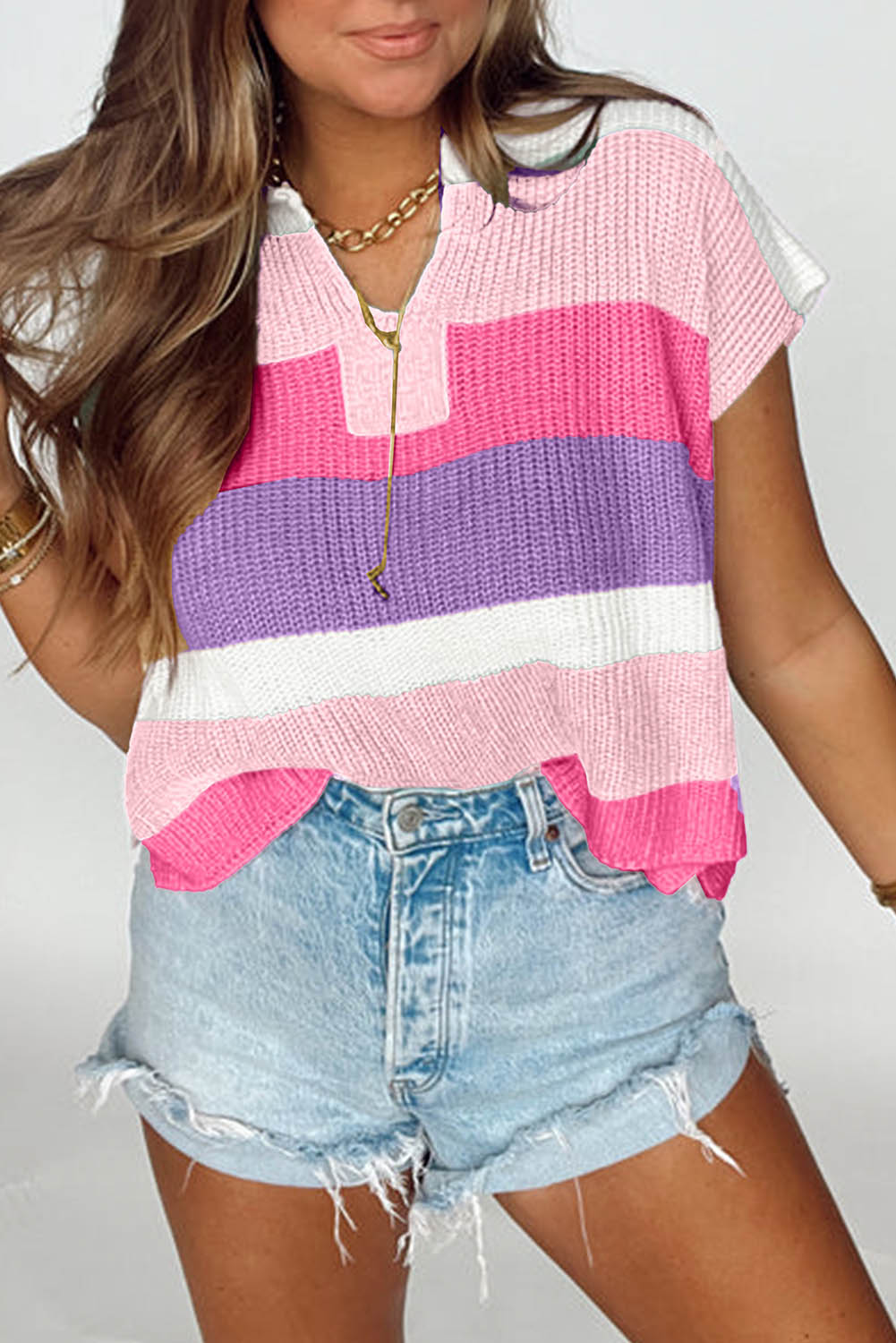 Color Block Sweater
