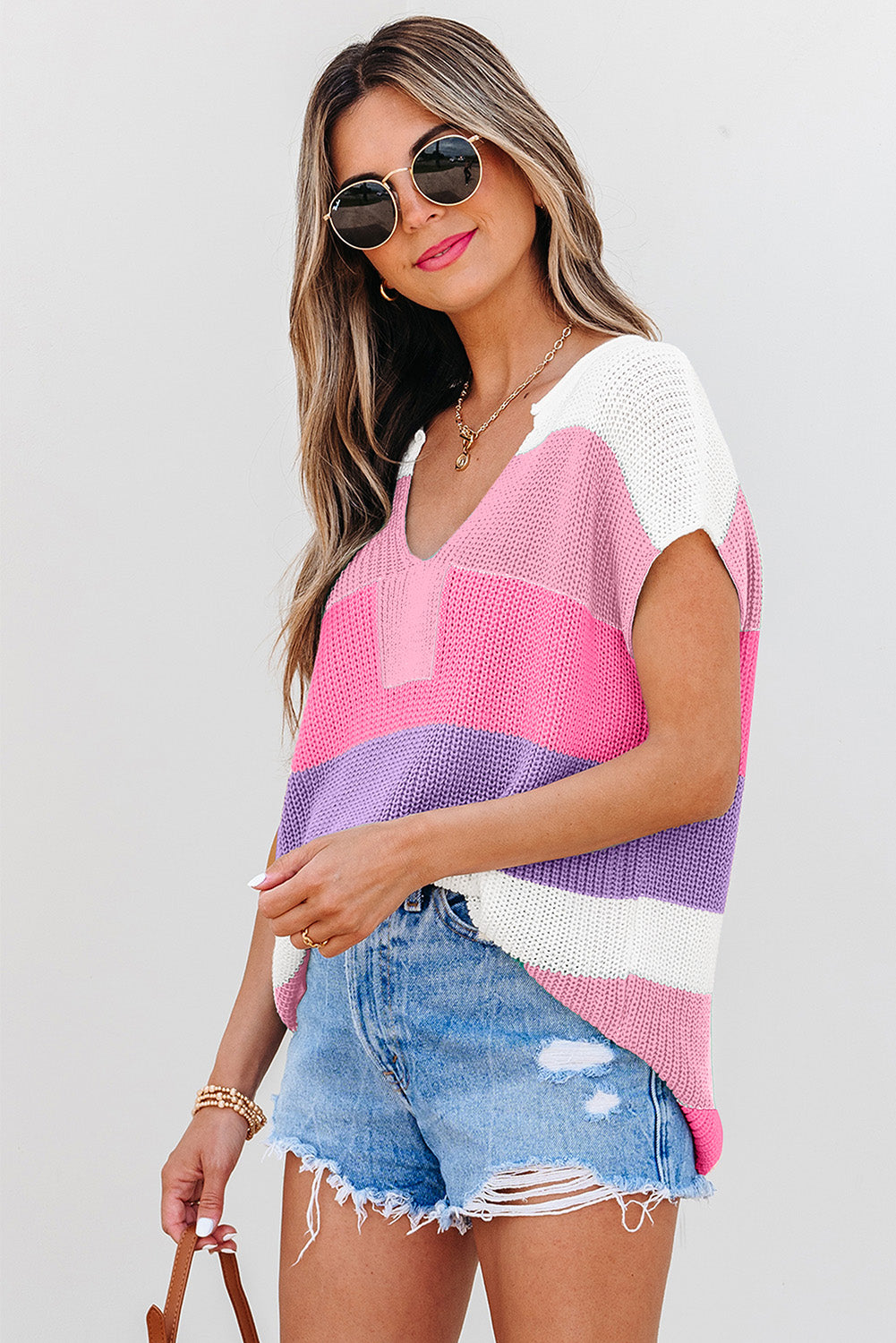Color Block Sweater