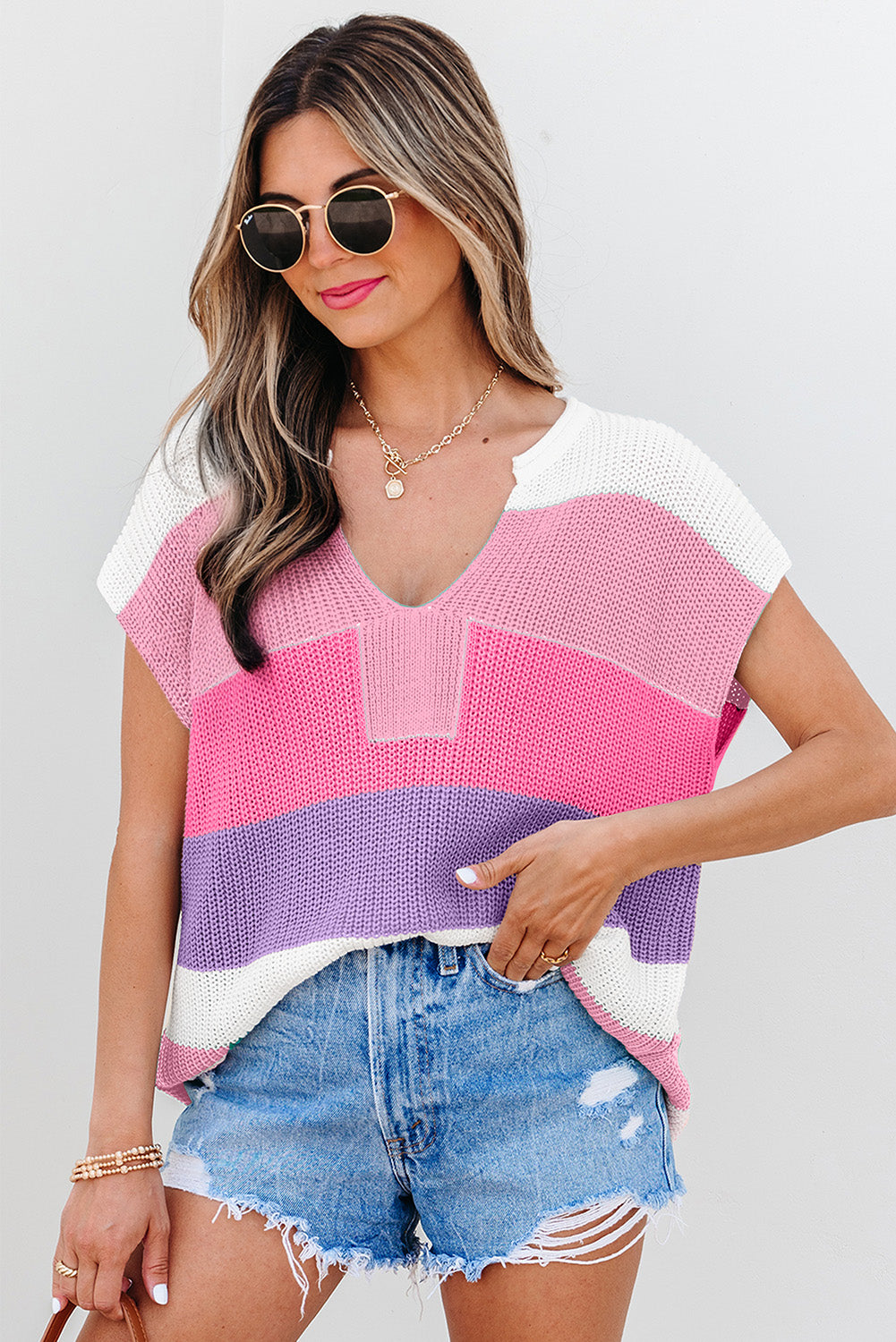 Color Block Sweater