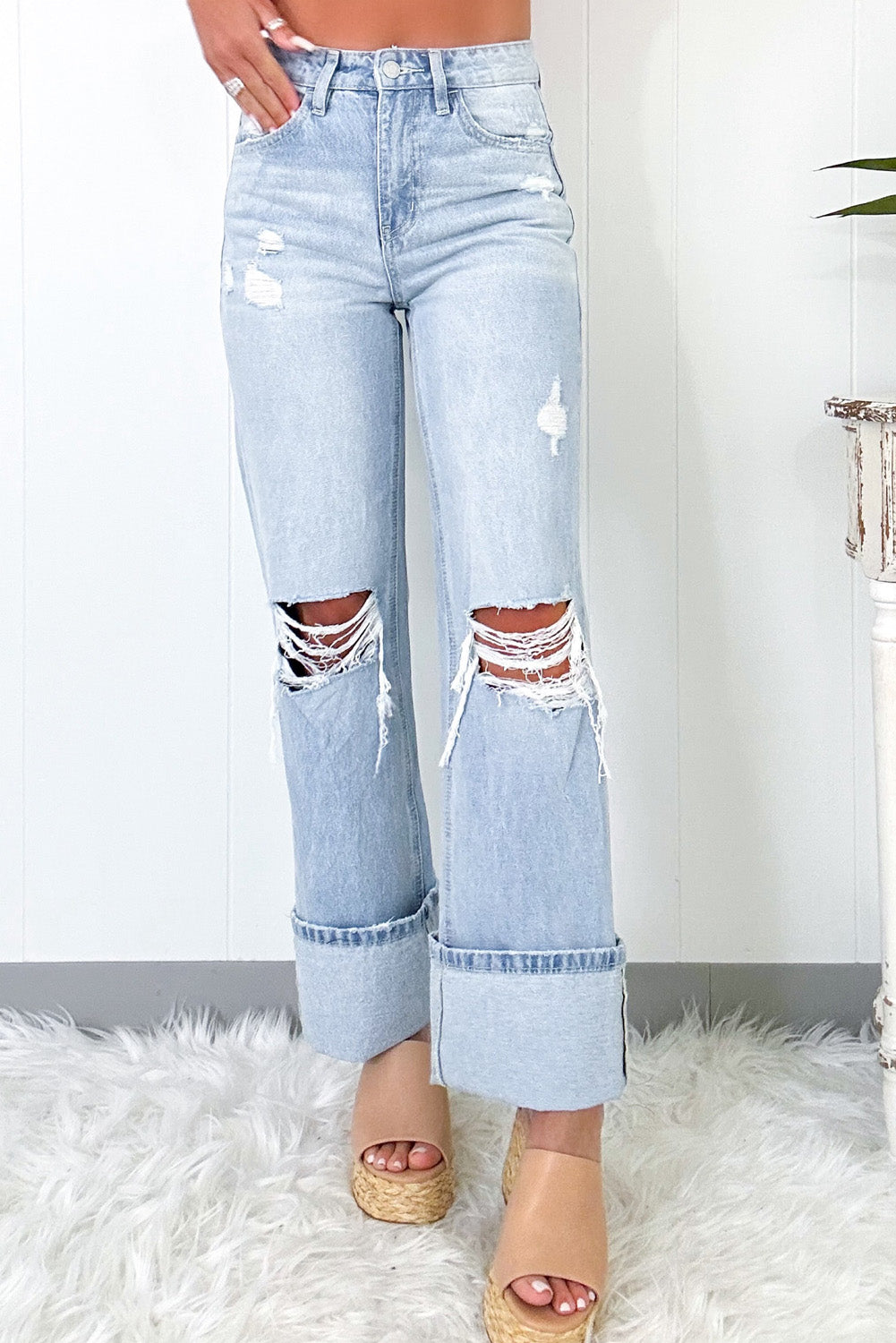 Distressed Jeans